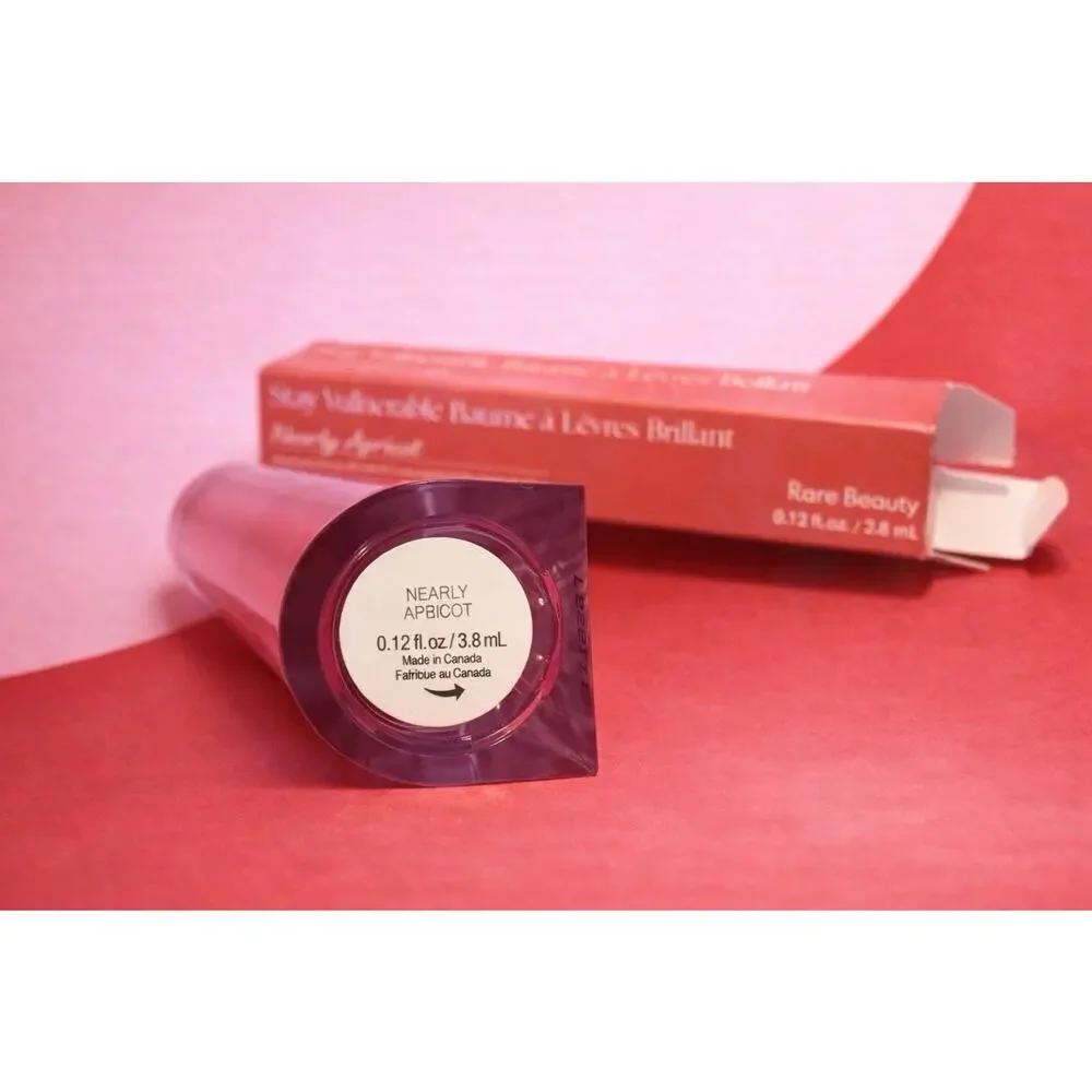Rare Beauty -Stay Vulnerable Glossy Lip Balm- Shade: Nearly Apricot - 0.12 fl oz